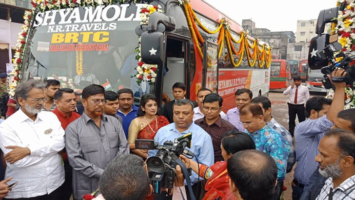 Dhaka-Kathmandu Bus Journey Begins 